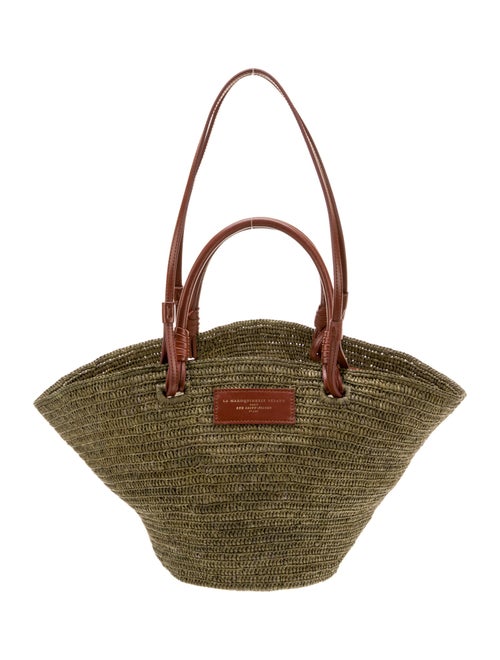Sézane Raffia Shoulder Bag
