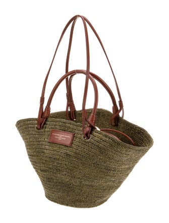 Sézane Raffia Shoulder Bag