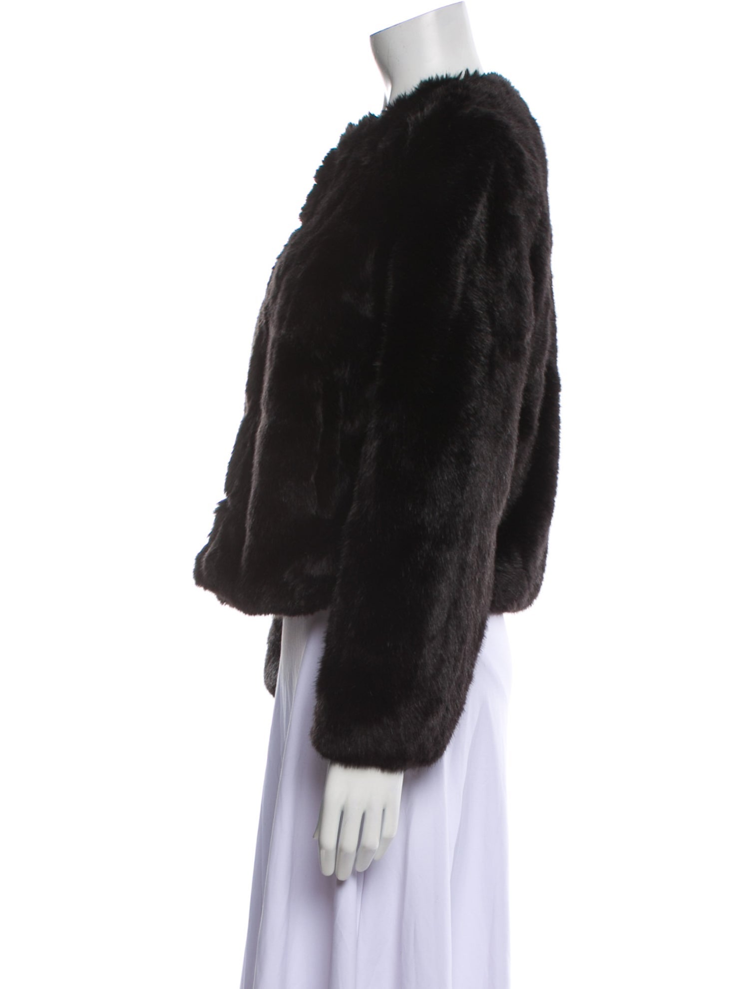 Sézane Faux Fur Faux Fur Jacket