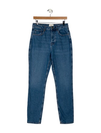 Sézane High-Rise Straight Leg Jeans