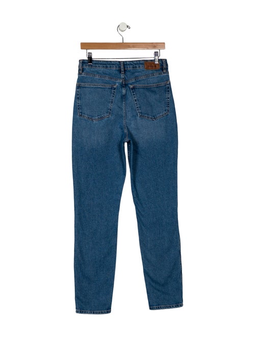 Sézane High-Rise Straight Leg Jeans