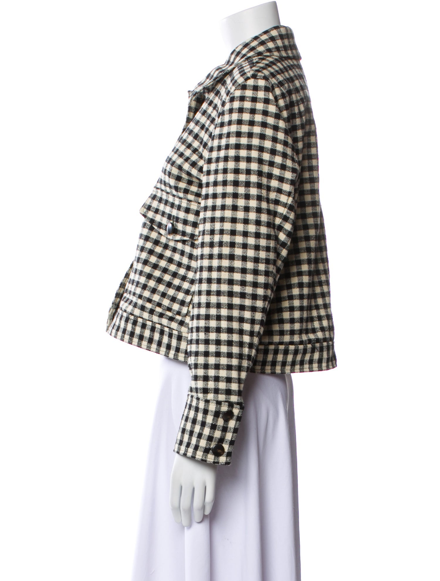 Sézane Plaid Print Blazer w/ Tags