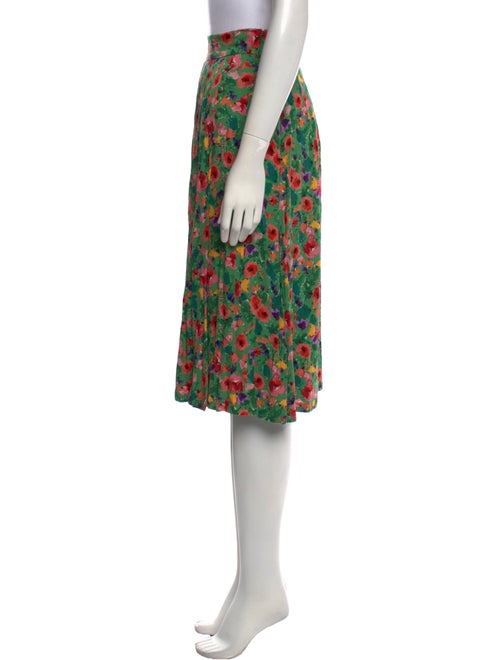 Sézane Floral Print Knee-Length Skirt