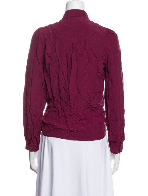 Sézane V-Neck Long Sleeve Blouse