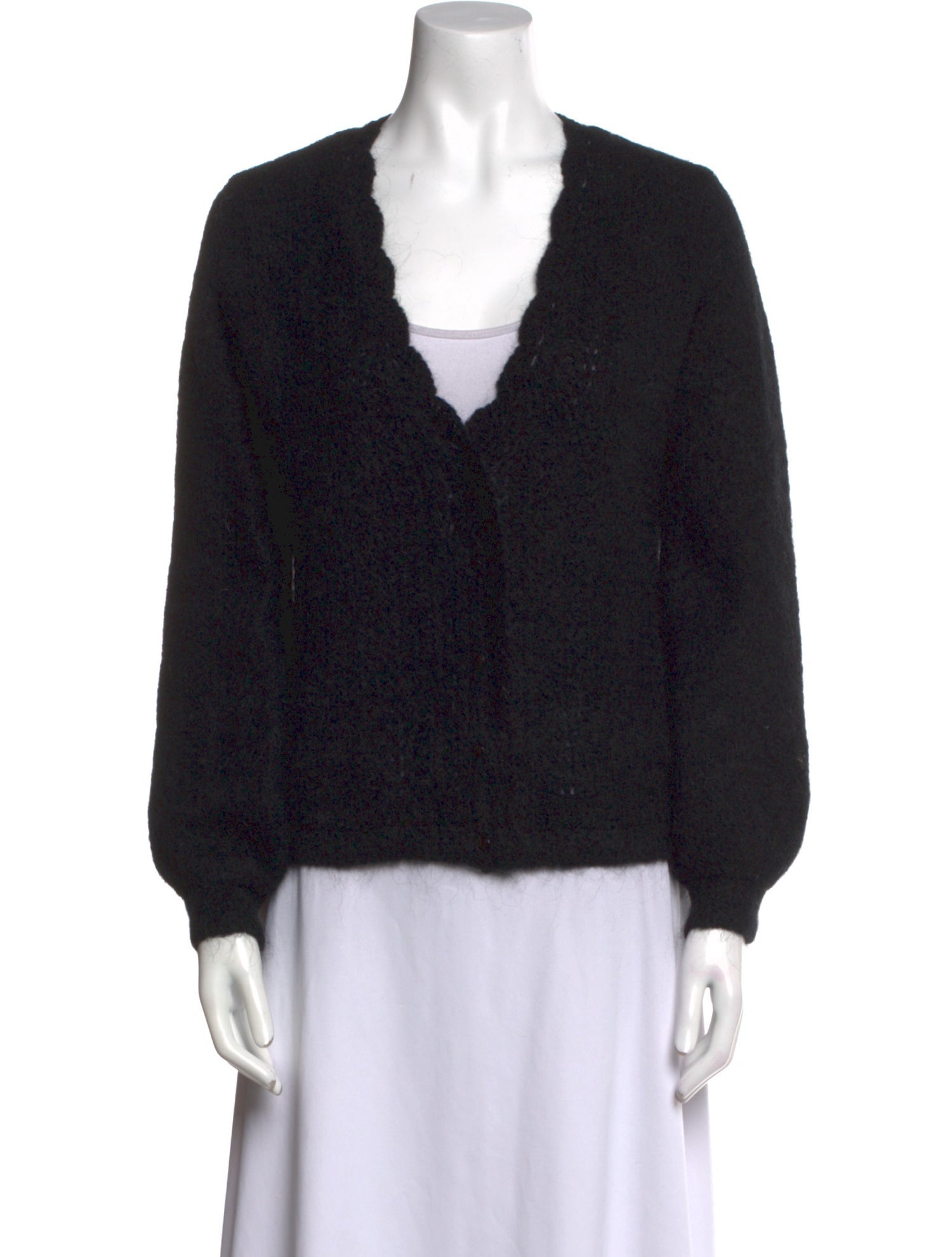 Sézane Mohair V-Neck Sweater