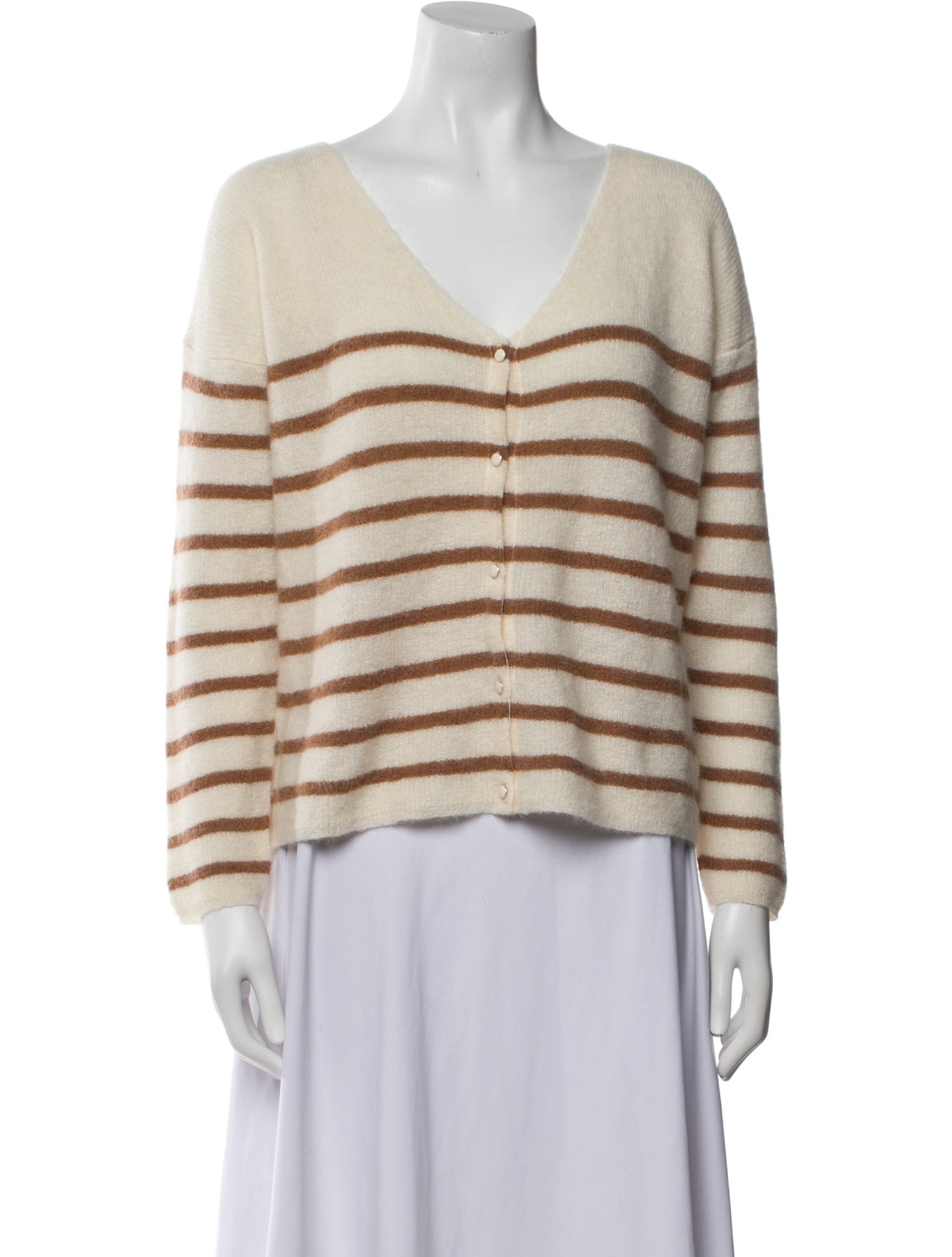 Sézane Mohair Striped Sweater
