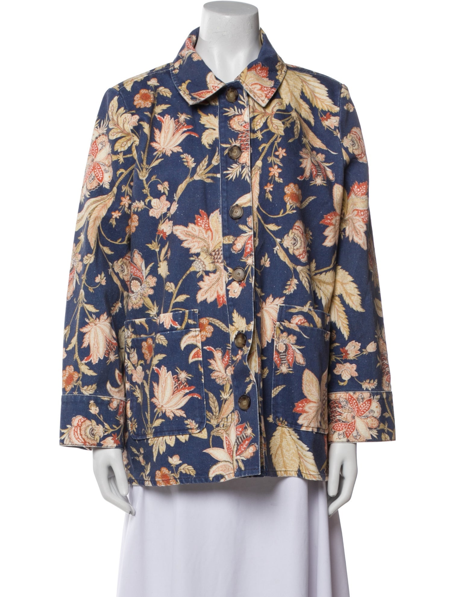 Sézane Floral Print Jacket w/ Tags