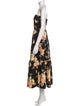 Sézane Floral Print Midi Length Dress