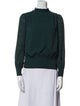 Sézane Mock Neck Long Sleeve Sweatshirt