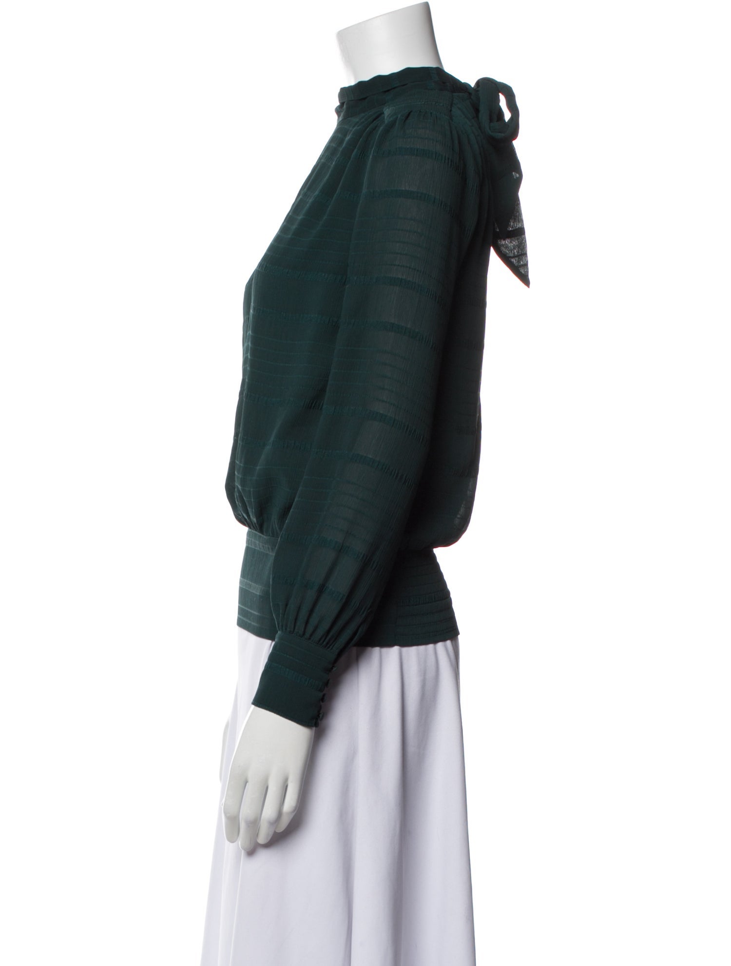 Sézane Mock Neck Long Sleeve Sweatshirt