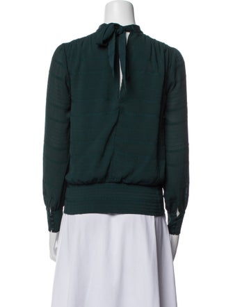 Sézane Mock Neck Long Sleeve Sweatshirt