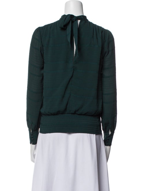 Sézane Mock Neck Long Sleeve Sweatshirt