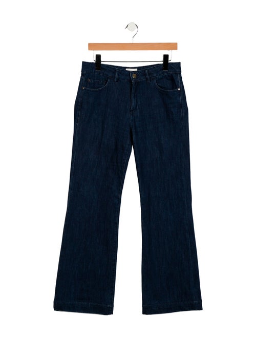Sézane Mid-Rise Wide Leg Jeans