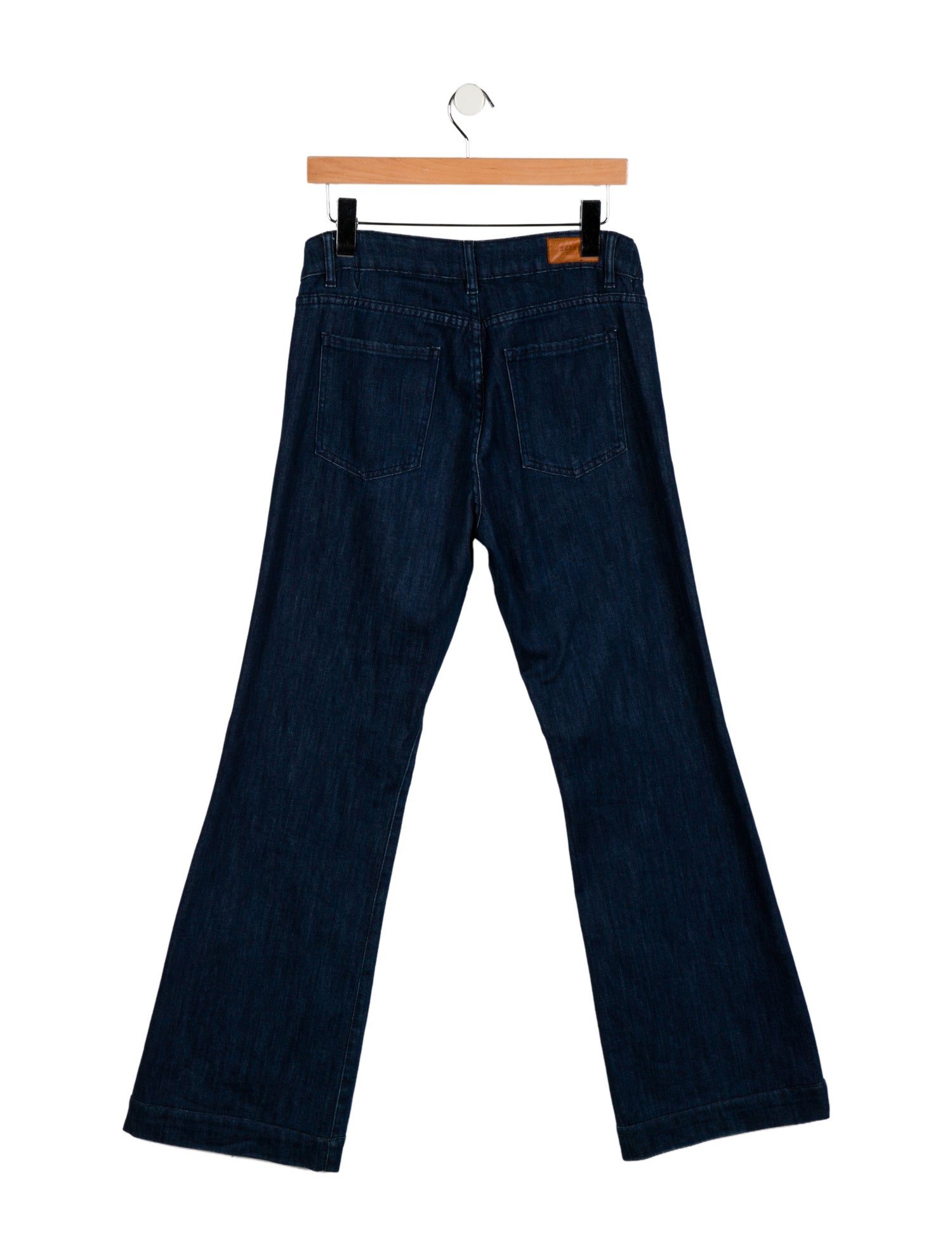 Sézane Mid-Rise Wide Leg Jeans