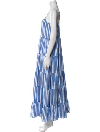 Sézane Striped Long Dress