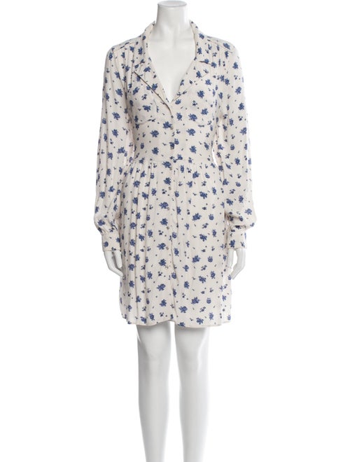 Sézane Floral Print Mini Dress