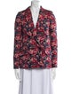 Sézane Floral Print Blazer