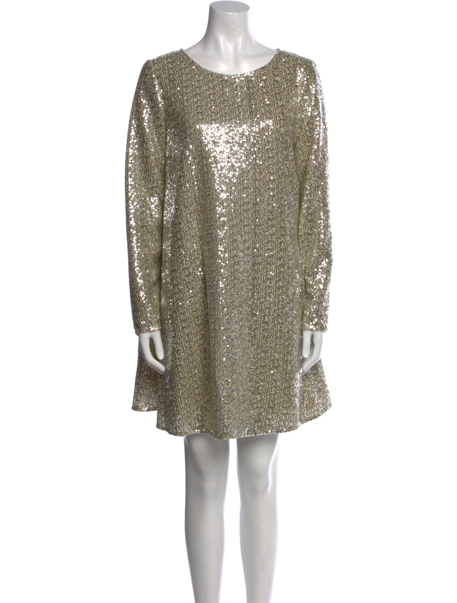 Sézane Scoop Neck Mini Dress