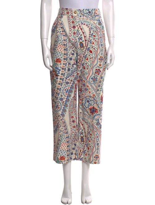 Sézane Printed Wide Leg Pants