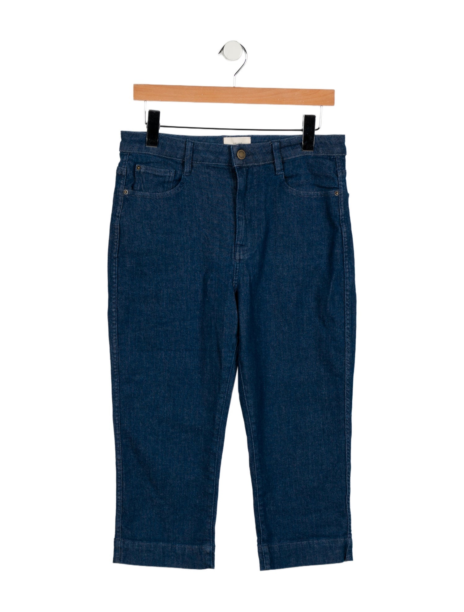 Sézane High-Rise Straight Leg Jeans