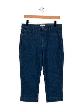 Sézane High-Rise Straight Leg Jeans