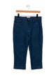 Sézane High-Rise Straight Leg Jeans