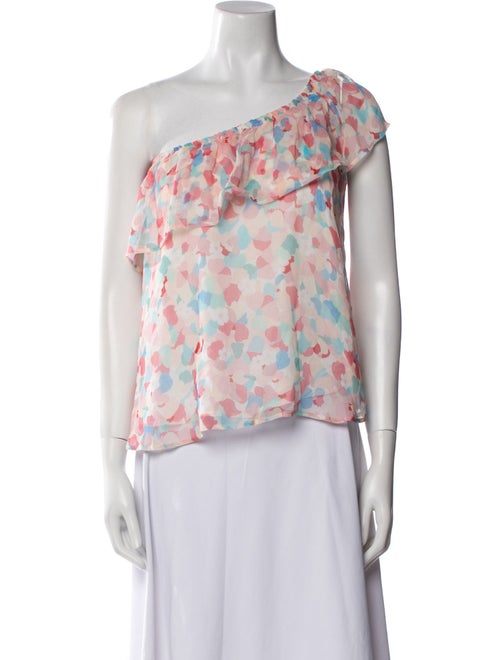 Sézane Silk Floral Print Blouse