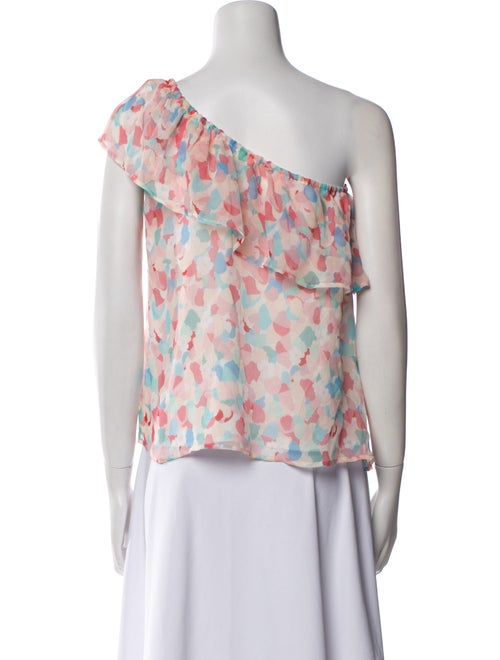 Sézane Silk Floral Print Blouse