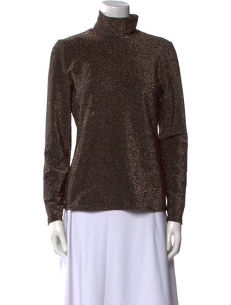 Sézane Turtleneck Long Sleeve Top