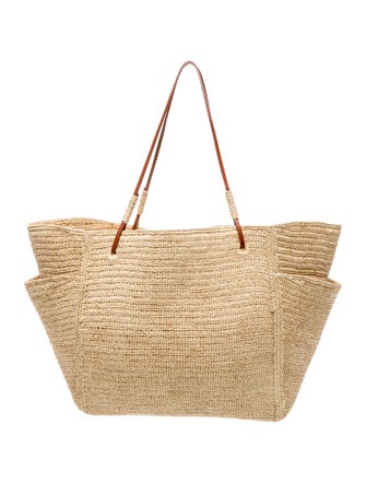 Sézane Raffia Tote