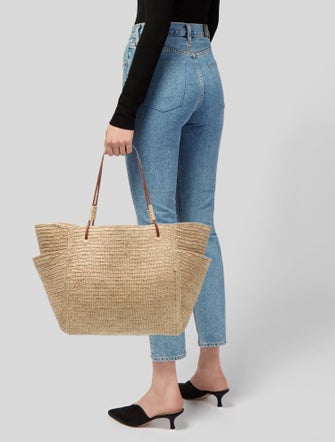 Sézane Raffia Tote