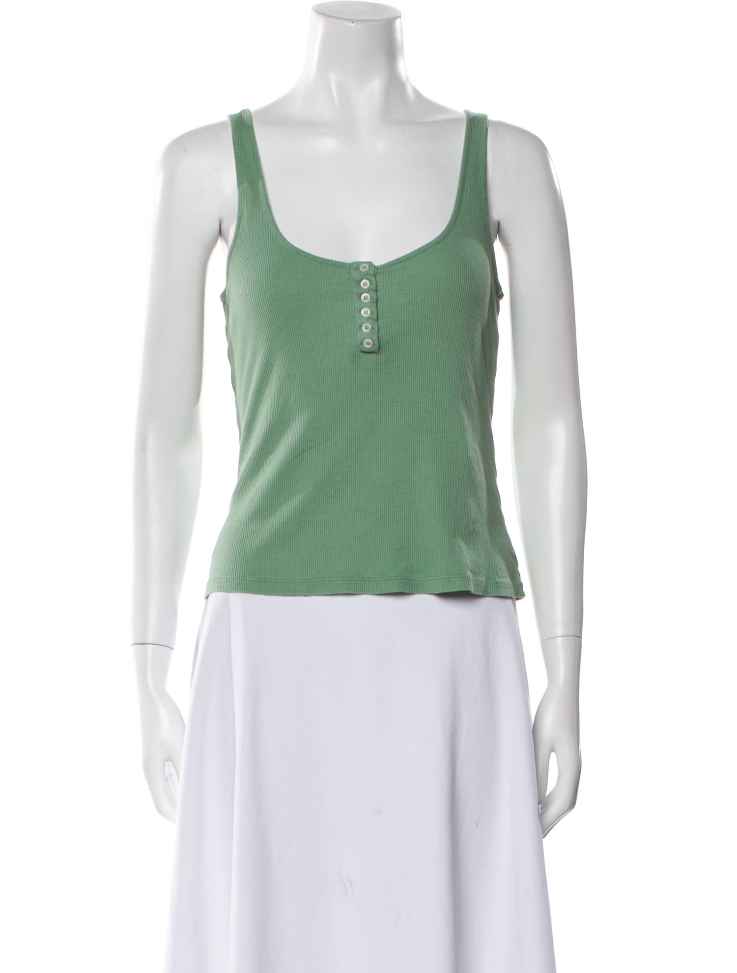 Sézane Scoop Neck Sleeveless Top