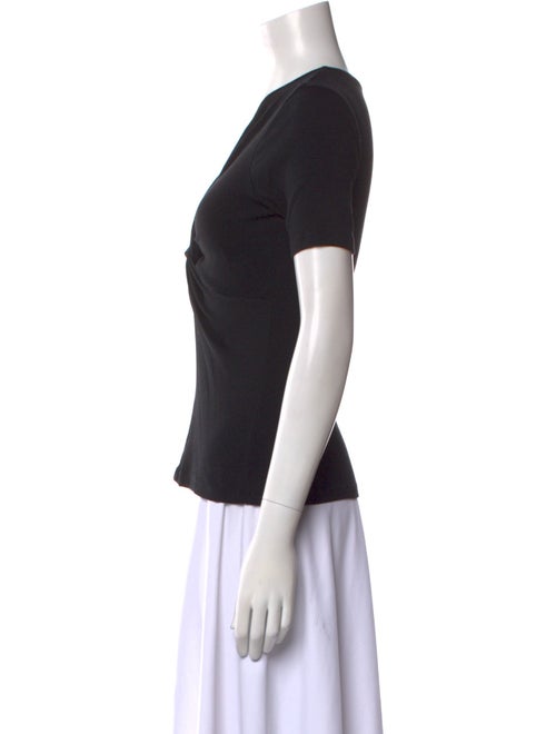 Sézane V-Neck Short Sleeve Top