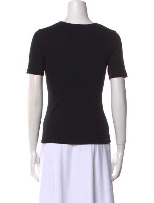 Sézane V-Neck Short Sleeve Top