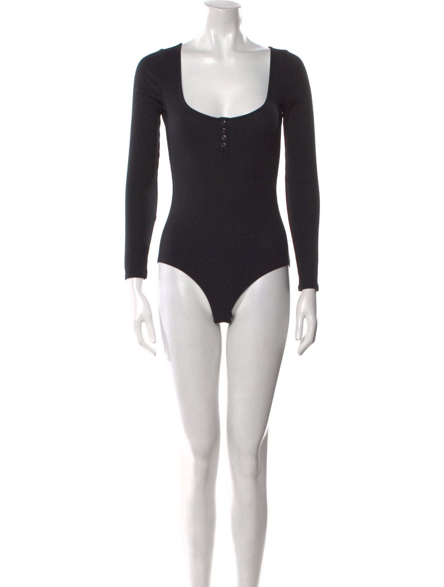 Sézane Merino Wool Scoop Neck Bodysuit