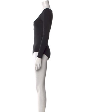Sézane Merino Wool Scoop Neck Bodysuit