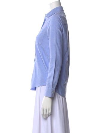 Sézane Long Sleeve Button-Up Top