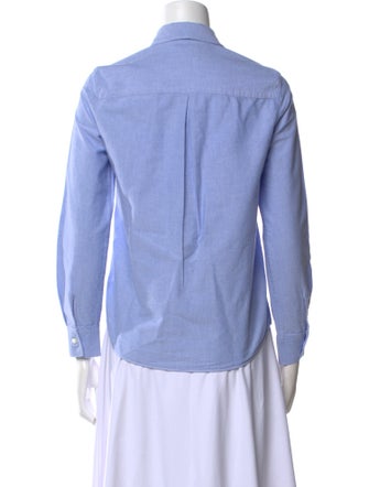 Sézane Long Sleeve Button-Up Top