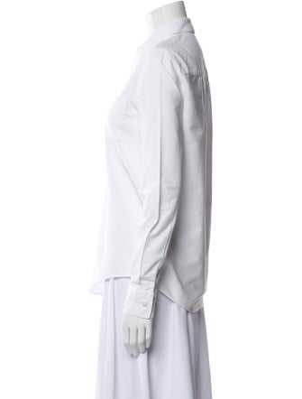 Sézane Long Sleeve Button-Up Top