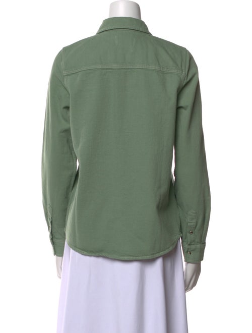 Sézane Long Sleeve Button-Up Top