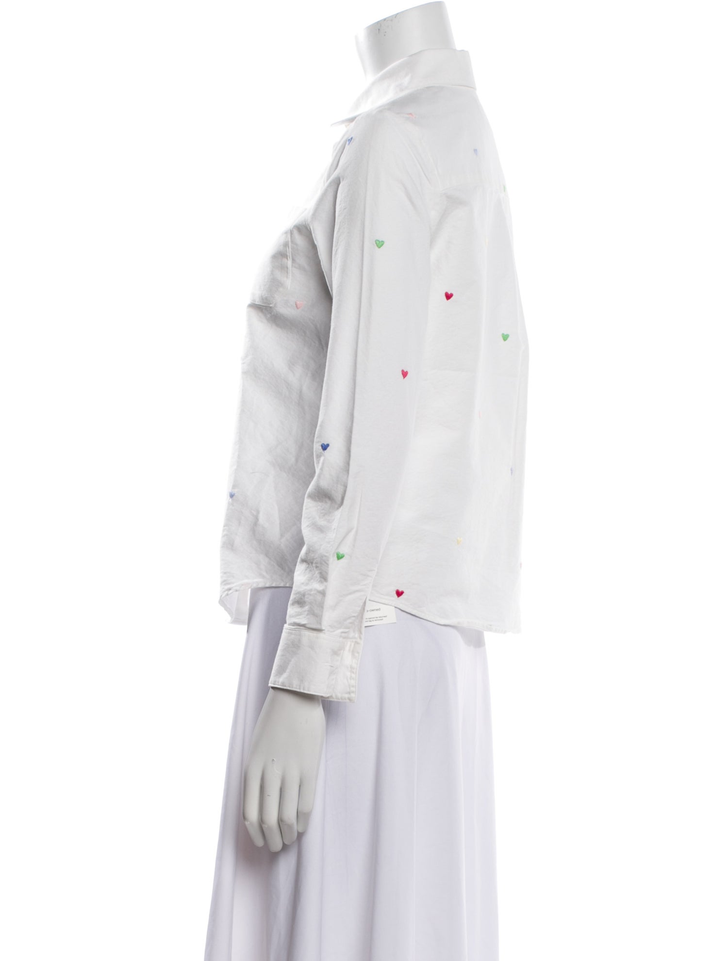 Sézane Long Sleeve Button-Up Top