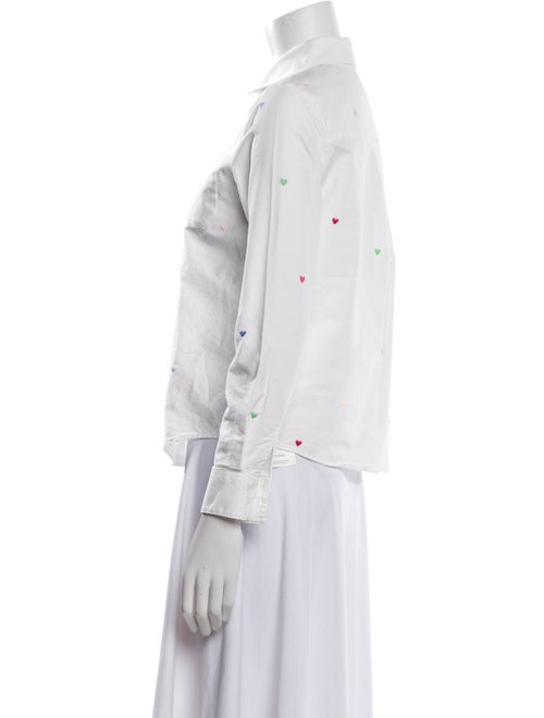 Sézane Long Sleeve Button-Up Top