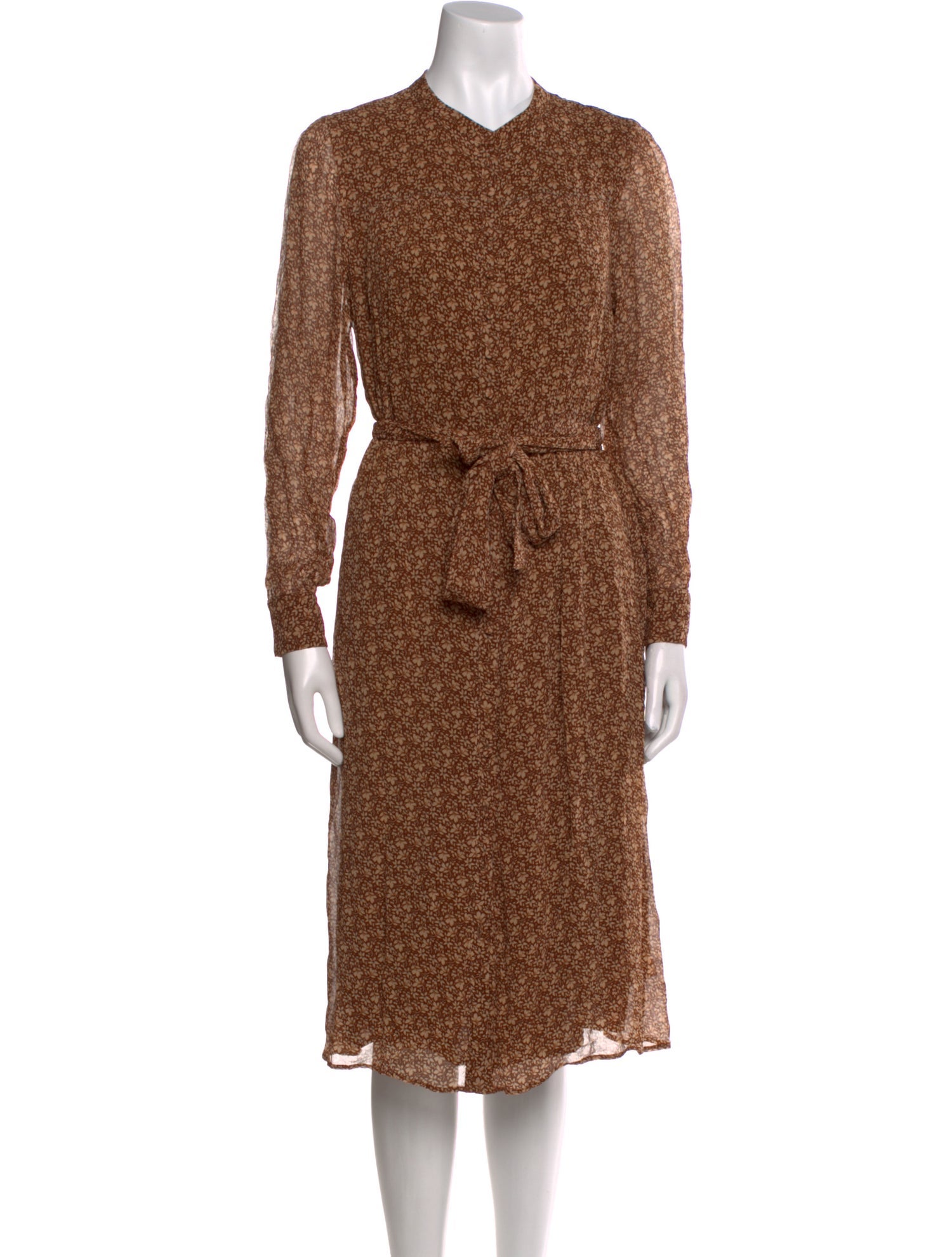 Sézane Printed Midi Length Dress