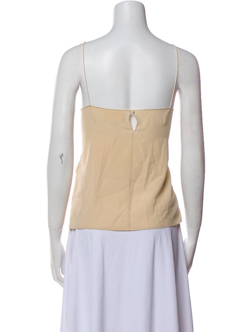 Sézane Silk V-Neck Top