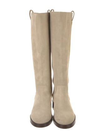 Sézane Suede Riding Boots