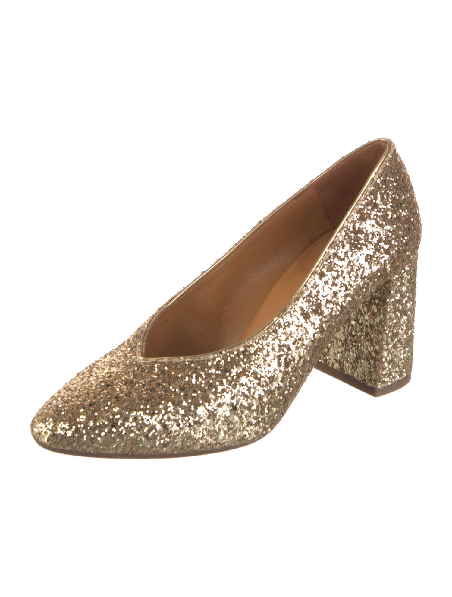Sézane Glitter Pumps