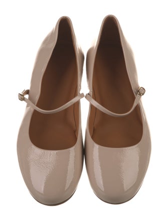 Sézane Patent Leather Mary Jane Flats