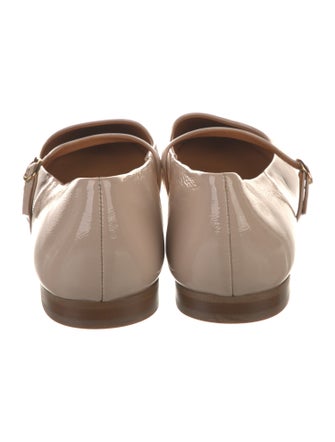 Sézane Patent Leather Mary Jane Flats