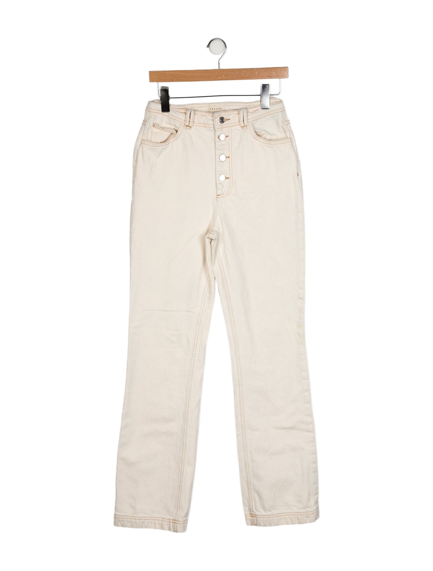 Sézane High-Rise Wide Leg Jeans