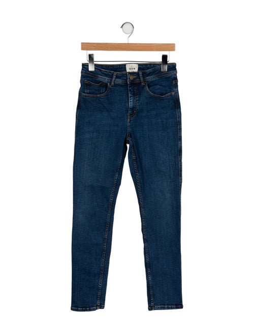 Sézane Mid-Rise Straight Leg Jeans